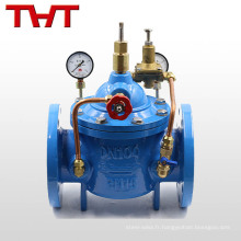 dn100 pn16 valve de commande hydraulique en fonte